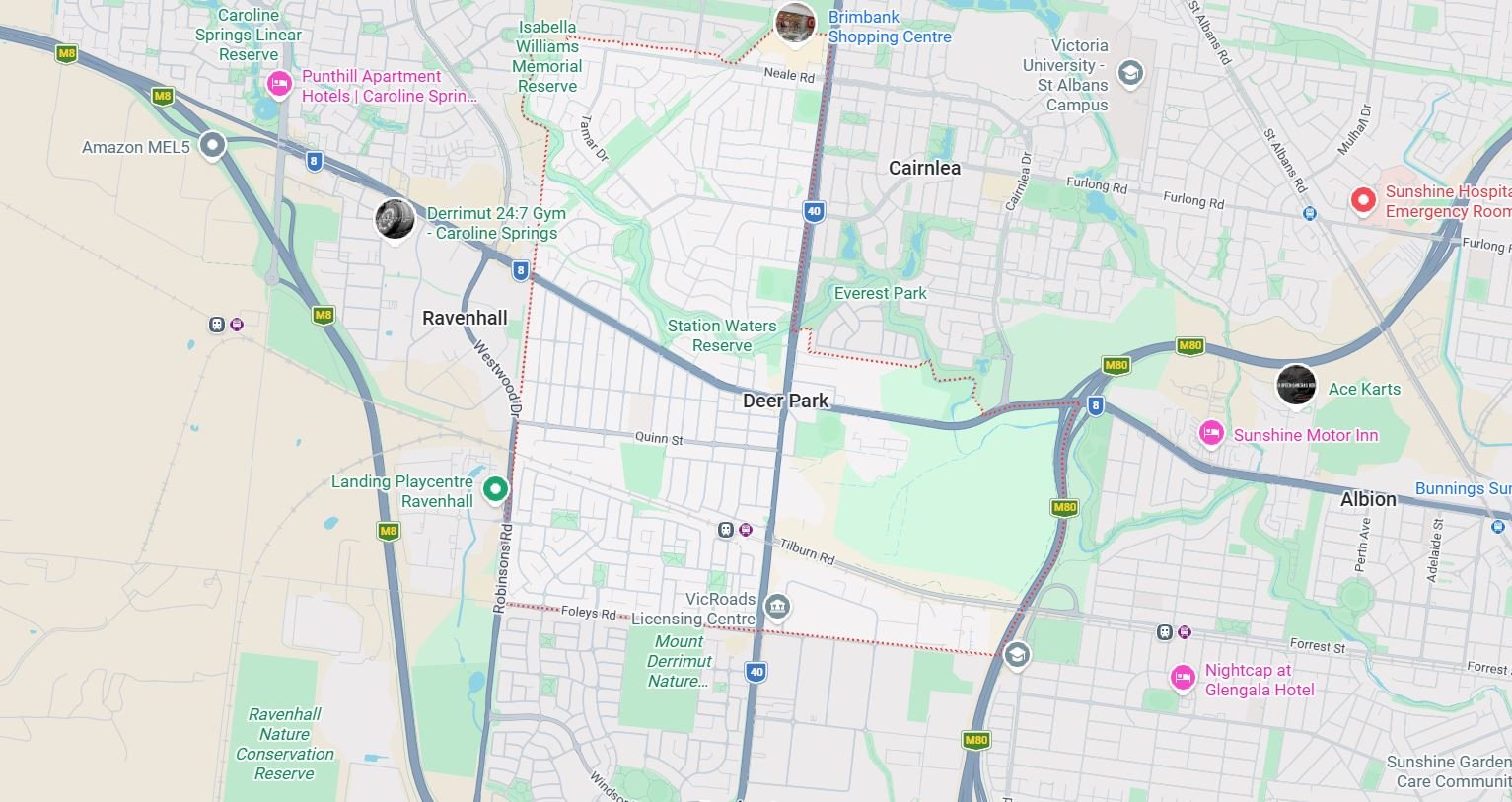 Deer Park Map