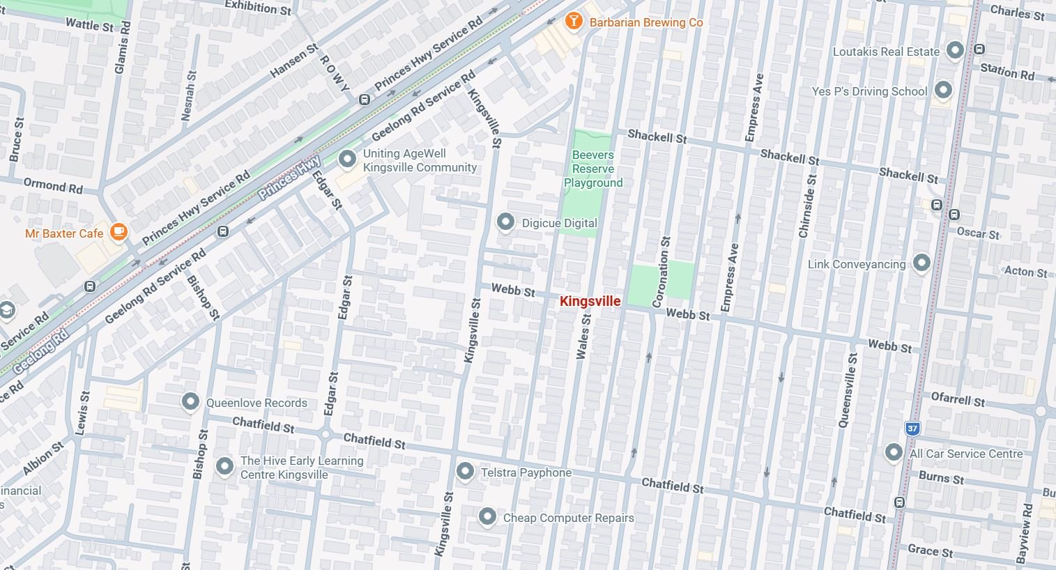 Kingsville Map